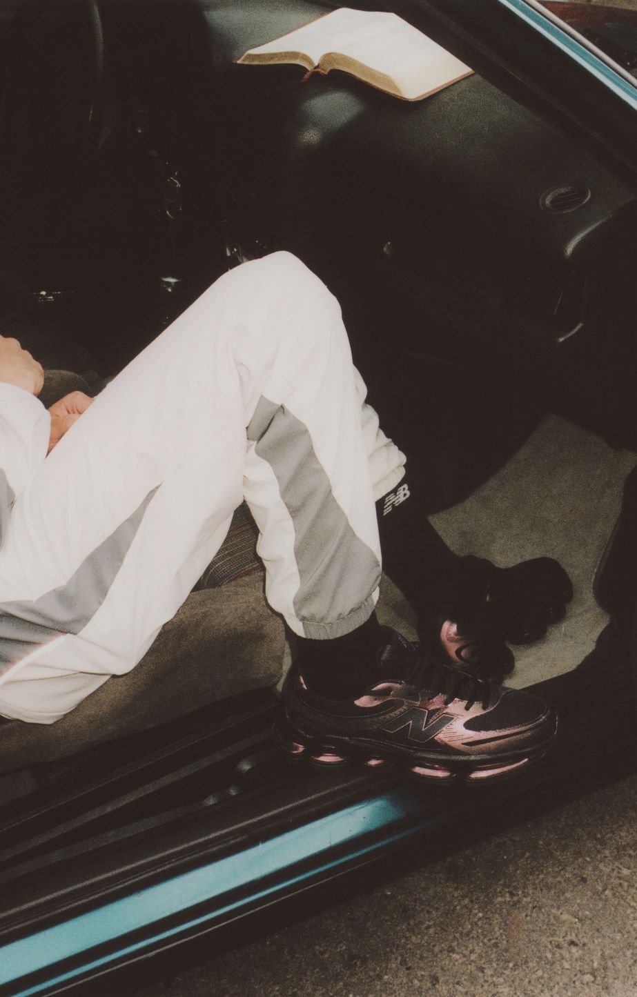 Person wearing new balance 2000s sneakers